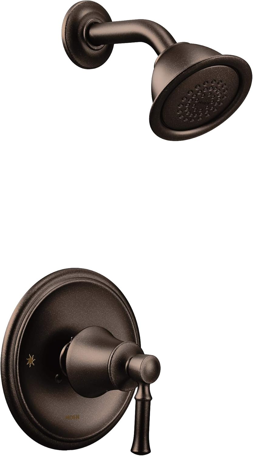 Chrome 1-Handle Shower Trim with Single Function Shower Head, Valve Required, Pack of 2 K26374