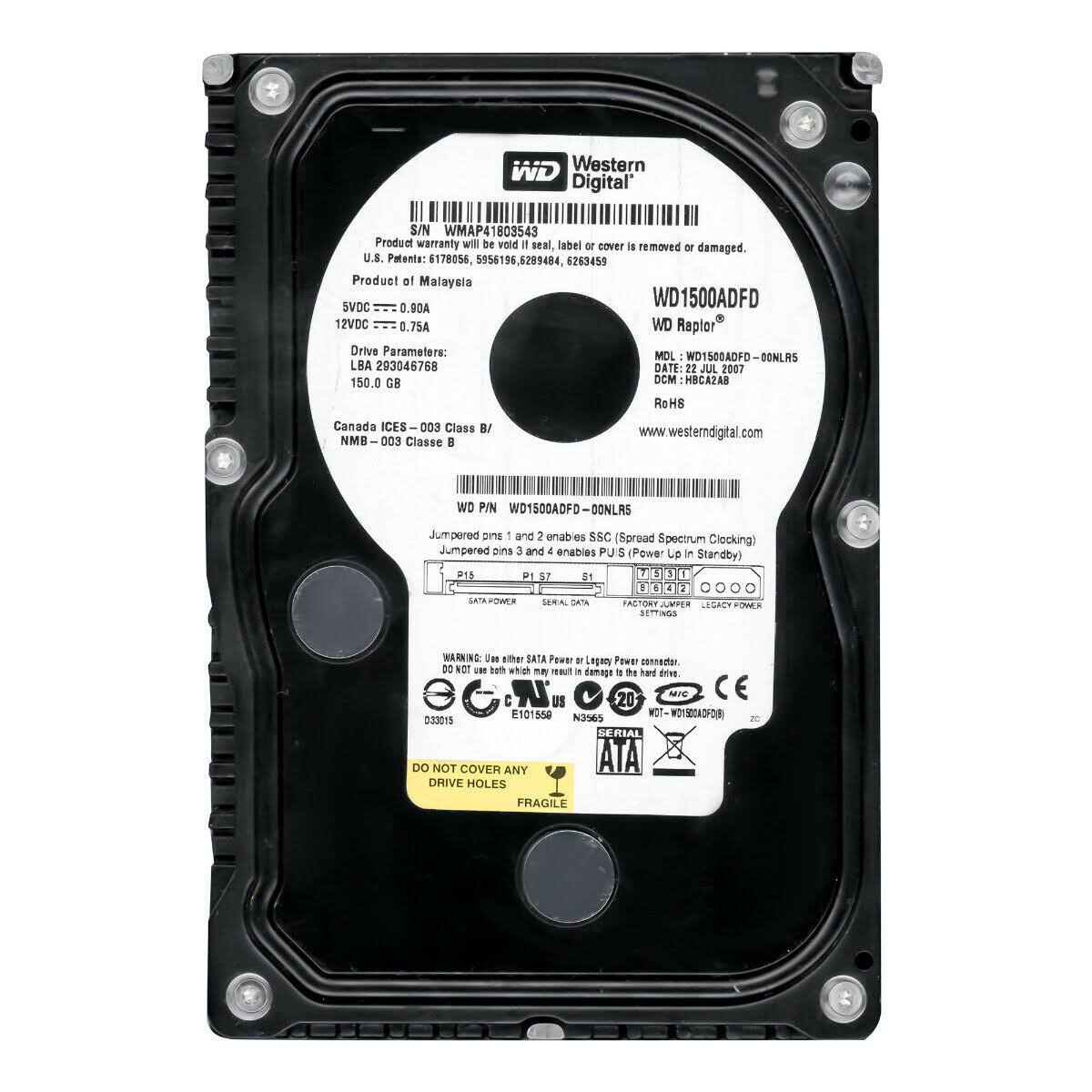 150GB SATA 3.5 Hard Drive U7219