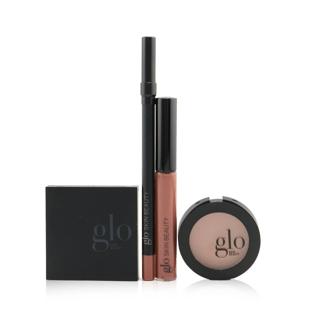 Mini Shadow Quad + Blush + Lip Pencil + Lip Gloss 4pcs X76431
