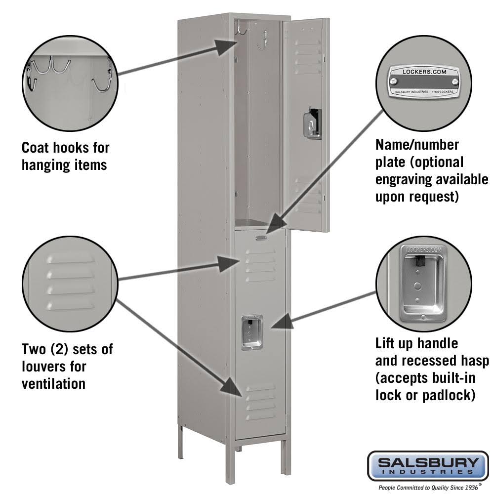 Blue Metal Locker P82123