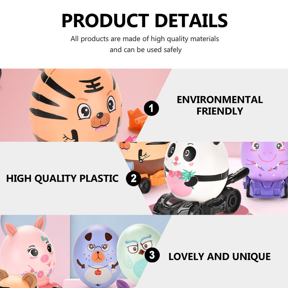 DIY Assembled Toys Car Blind Box Surprise Egg X3473