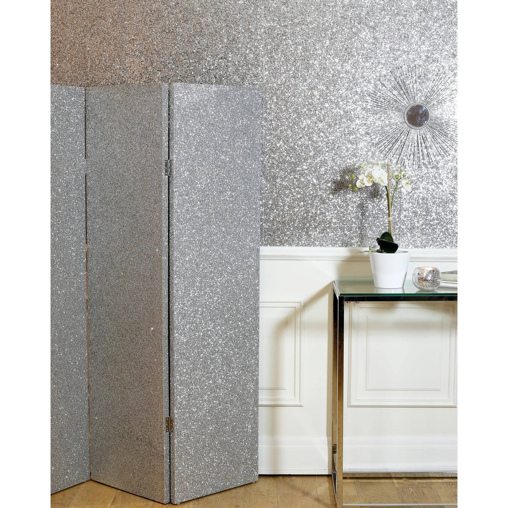 Pink 3-Panel Folding Room Divider D657