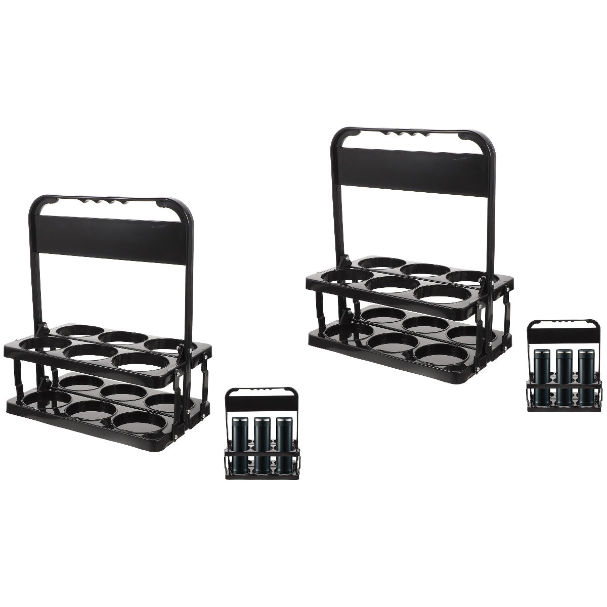 2pcs Sports Bottle Holder Water Bottle Rack Carrier Storage Holder Z66034