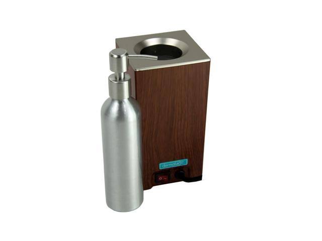Red Aluminum Bottle Pump Massage Oil Warmer V101622