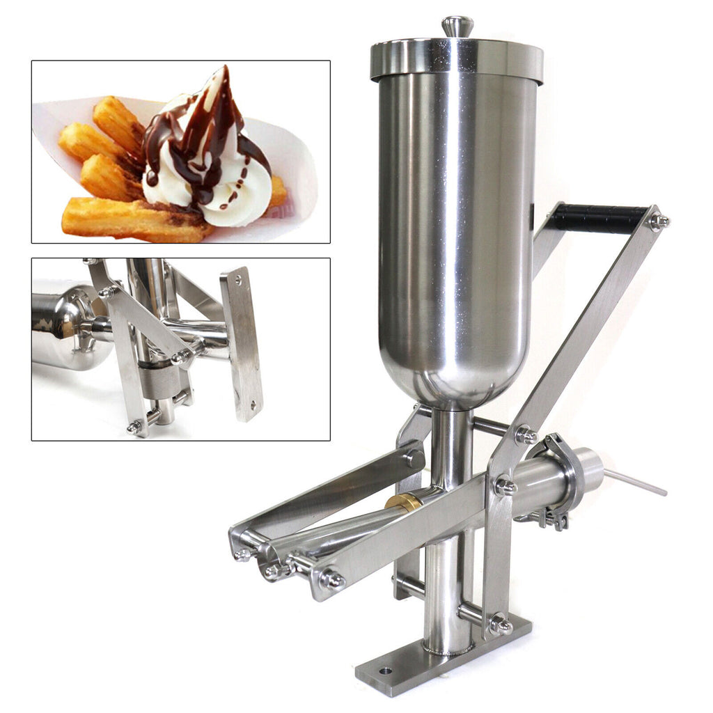 5L Manual Stainless Steel Fruit Donut Machine Filler Maker S104