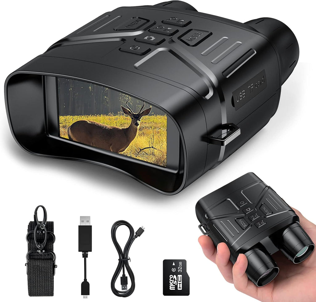 4K Infrared Night Vision Binoculars with Rechargeable Battery W31964