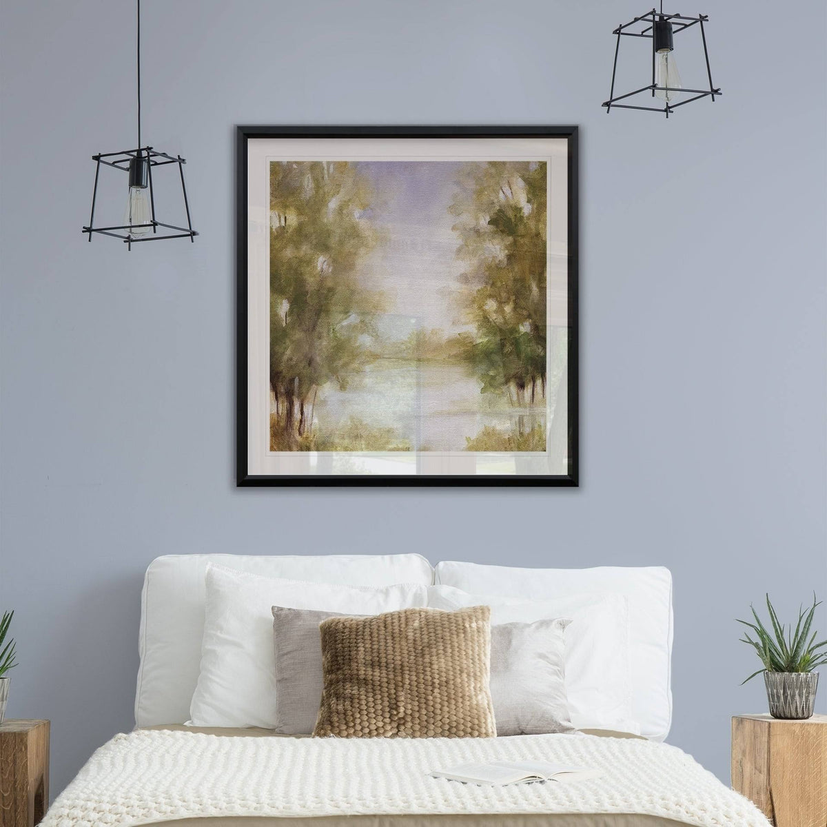 Framed Giclee Print 16x16 L794482