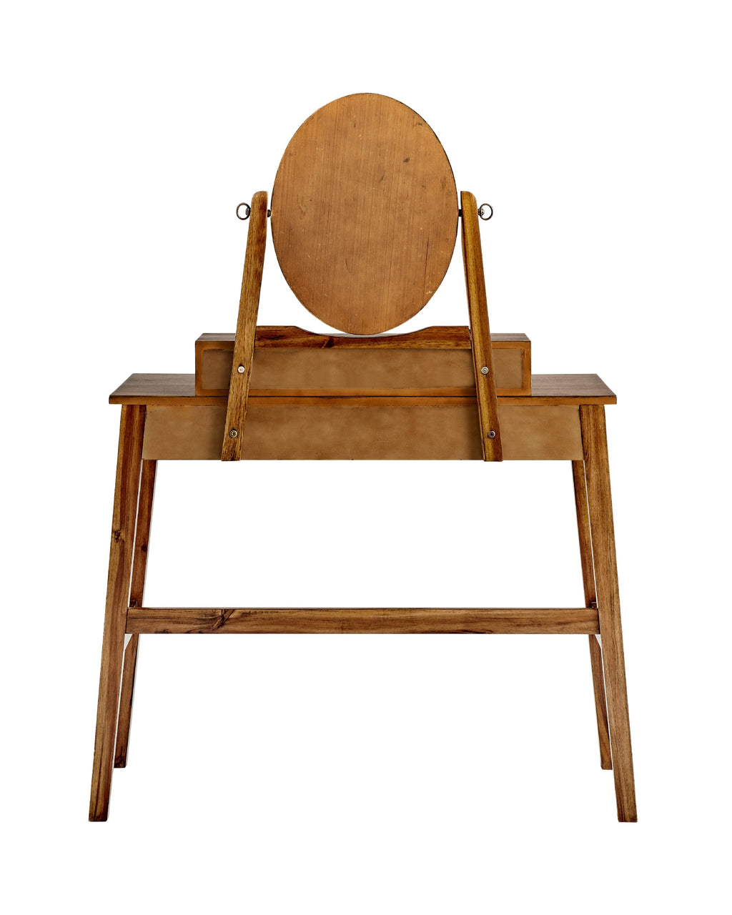 Walnut Finish Vanity Set with Bench R6743