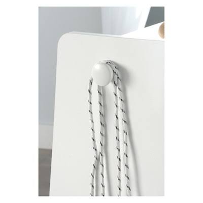 Soft White 3-Shelf Kids Bookcase Z271576