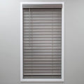 Driftwood Gray Cordless Room Darkening 2 in. PVC Faux Wood Blind 47 in. W x 64 in. L B674806