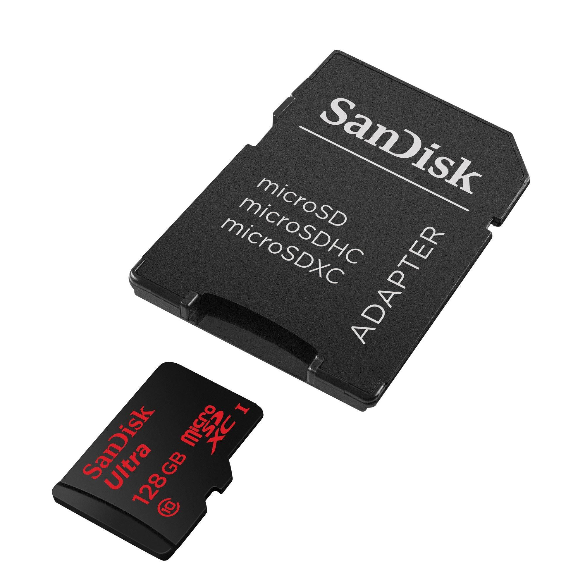 128GB microSDXC UHS-I Card with Adapter O4495