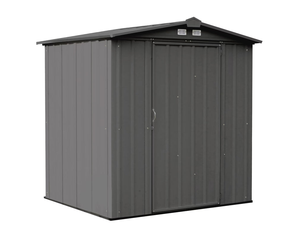 6 x 5 ft Galvanized Steel Storage Shed Q515487
