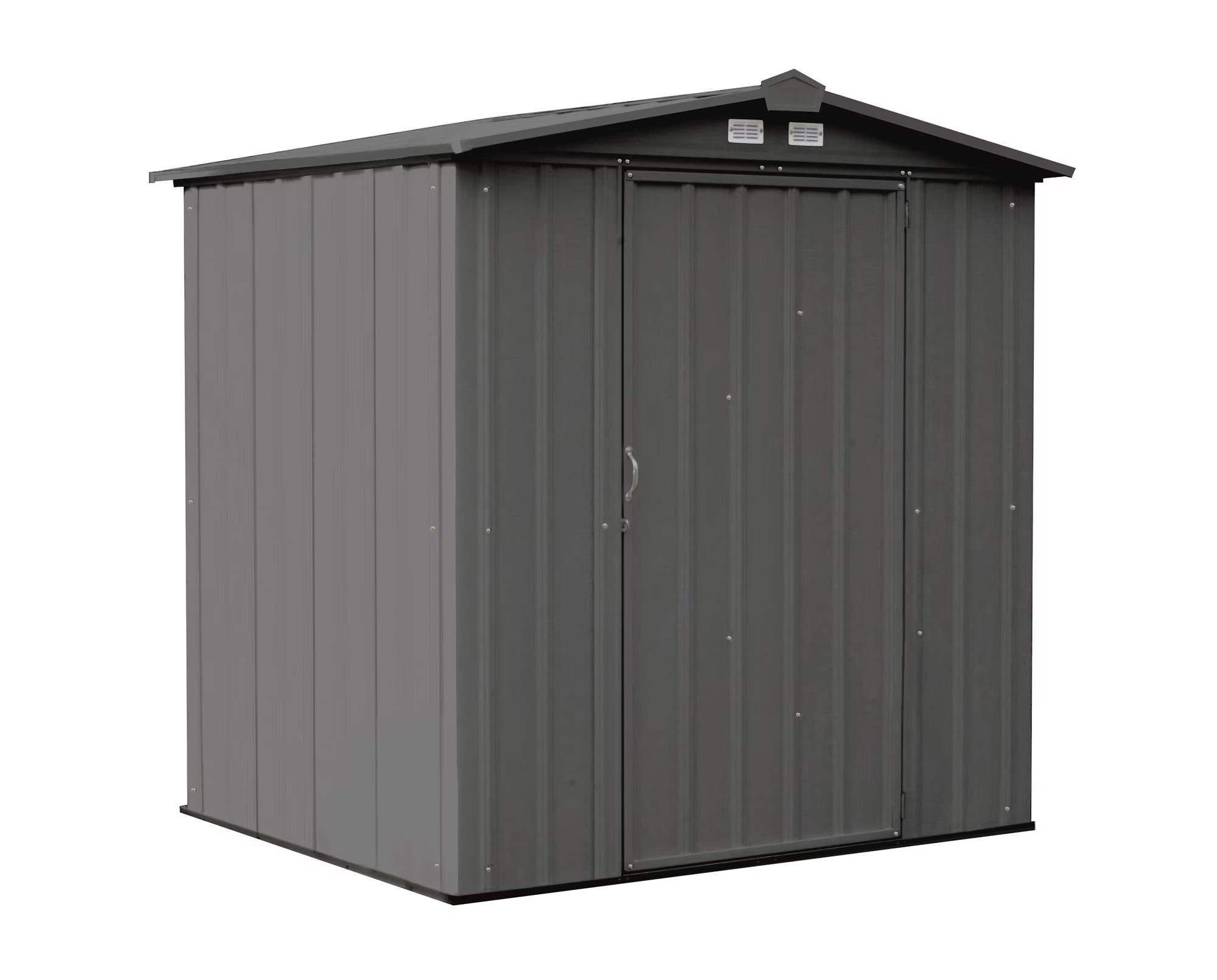 6 x 5 ft Galvanized Steel Storage Shed Q515487