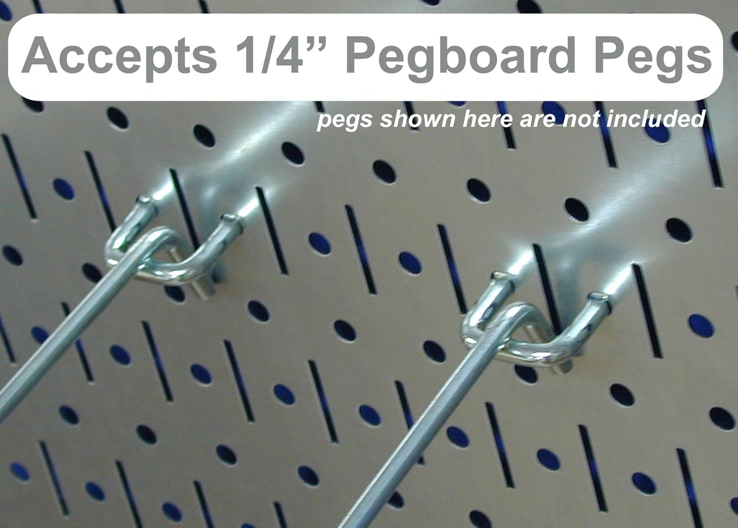 Blue Metal Pegboard Pack of 2 Y754