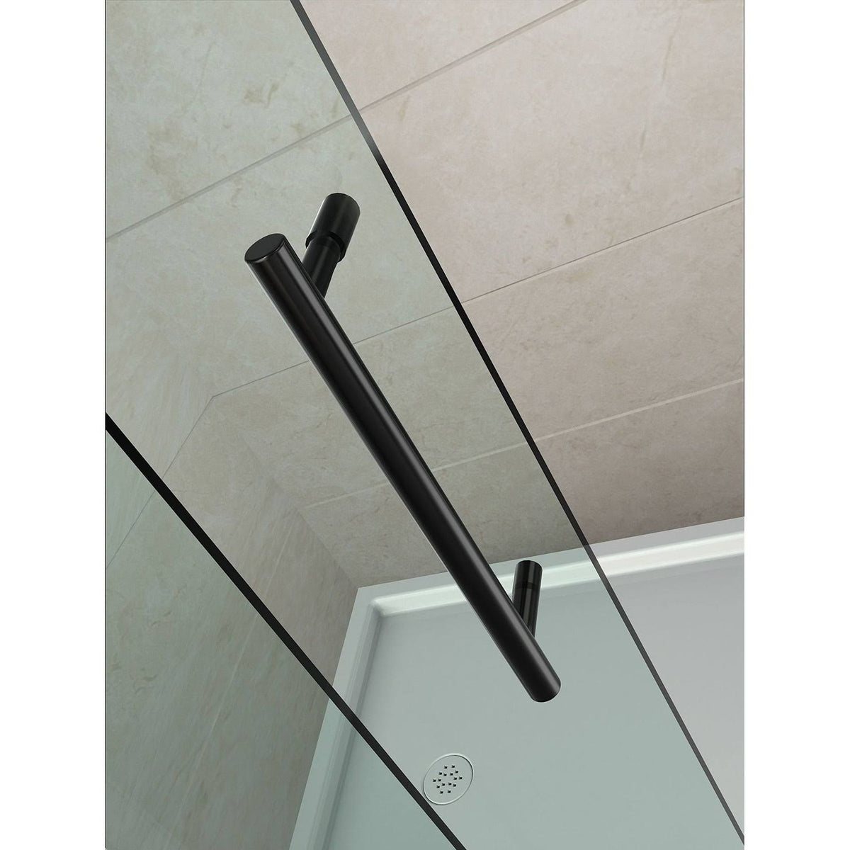 Chrome Frameless Square Shower Enclosure B600
