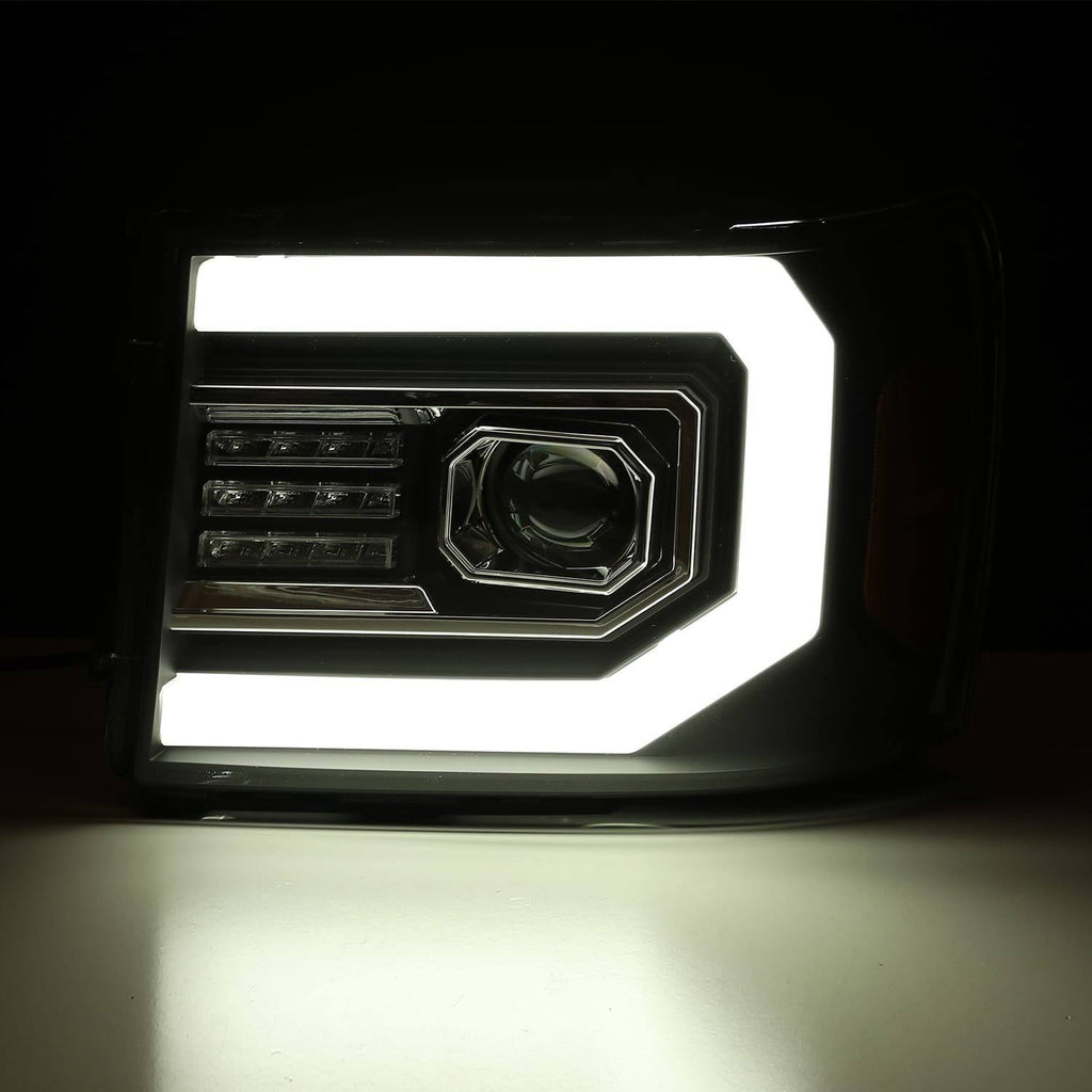 Projector Headlights Black D153