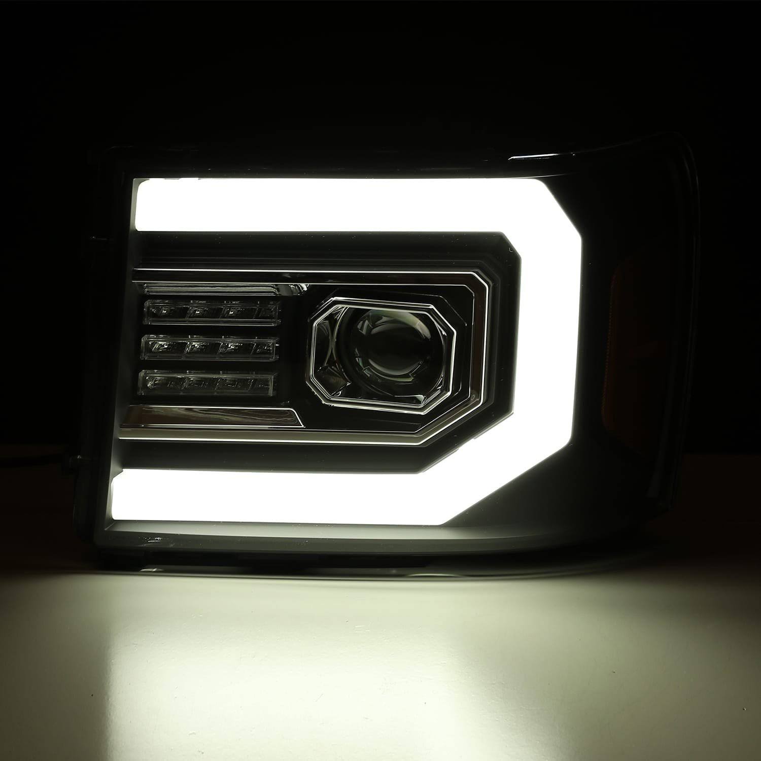 Projector Headlights Black D153