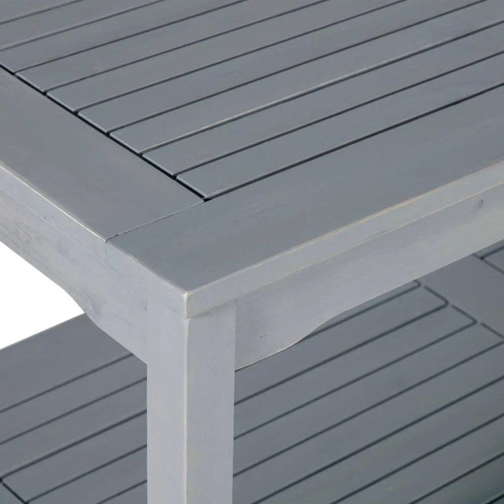 Grey Wash Acacia Wood Outdoor Coffee Table A1130