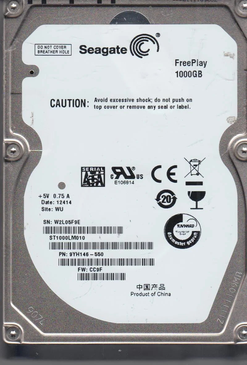 1TB SATA 2.5 Hard Drive V2615