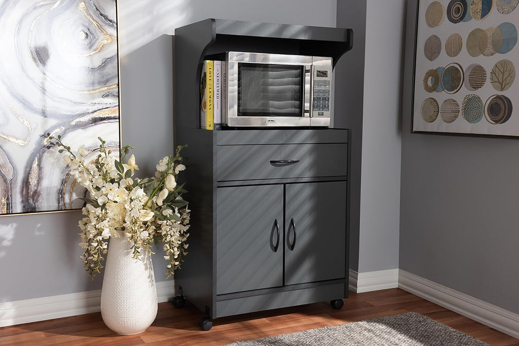 Dark Grey Kitchen Cabinet W7056