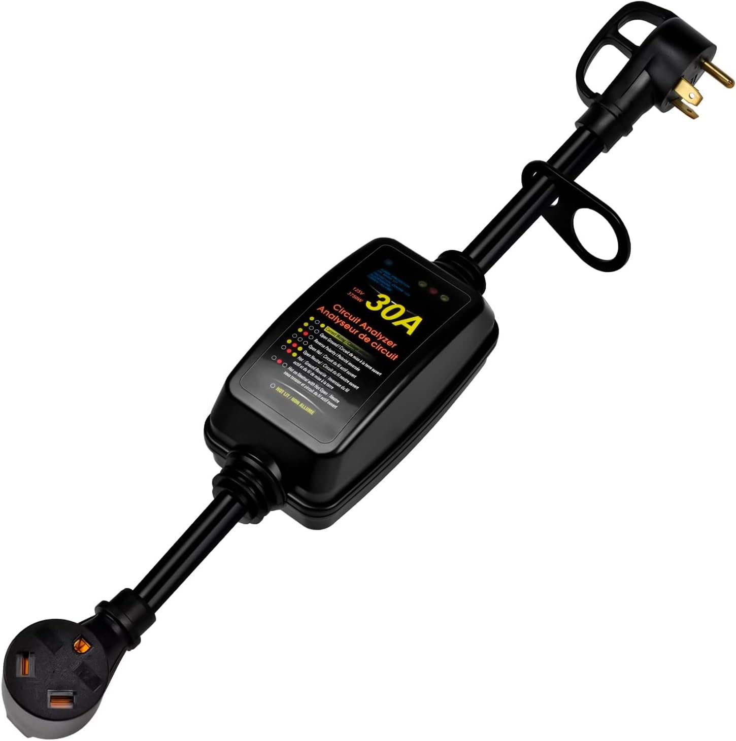 30 Amp Smart RV Surge Protector with Waterproof Cover Pack of 2 Z7300