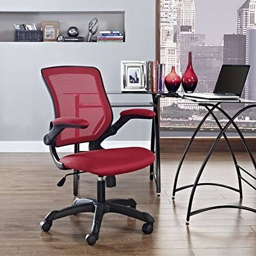Red Mesh Office Chair P8696