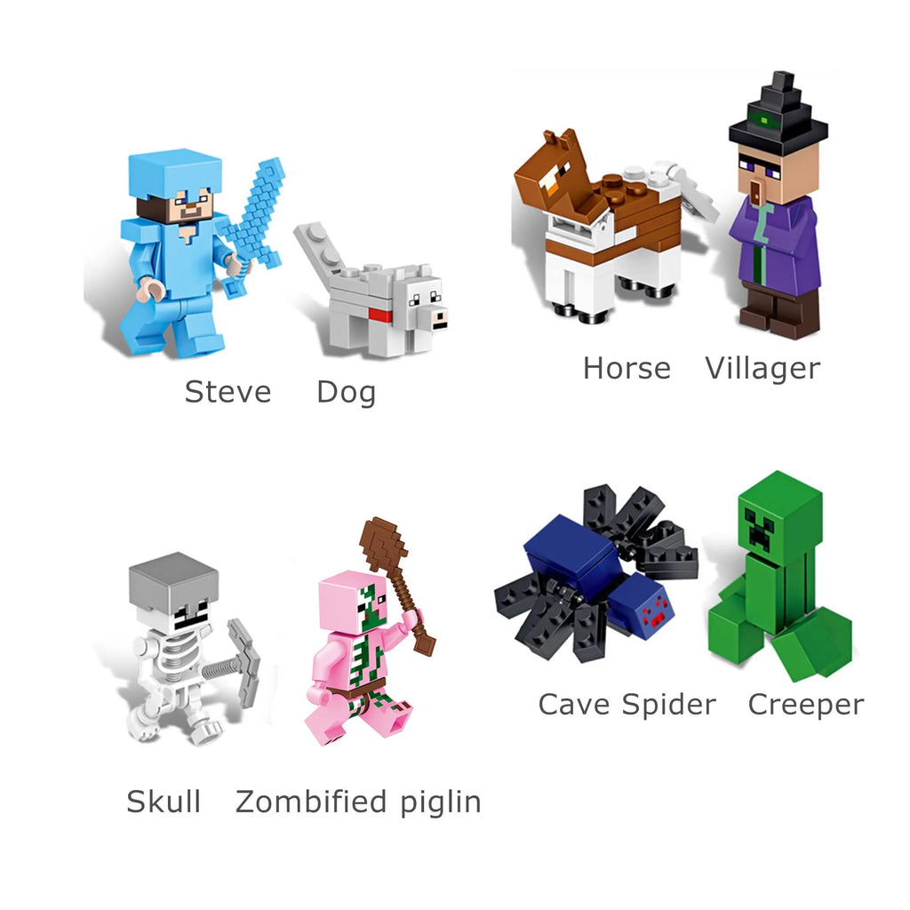 16 Pcs Action Figures Building Blocks Toys Set O89666