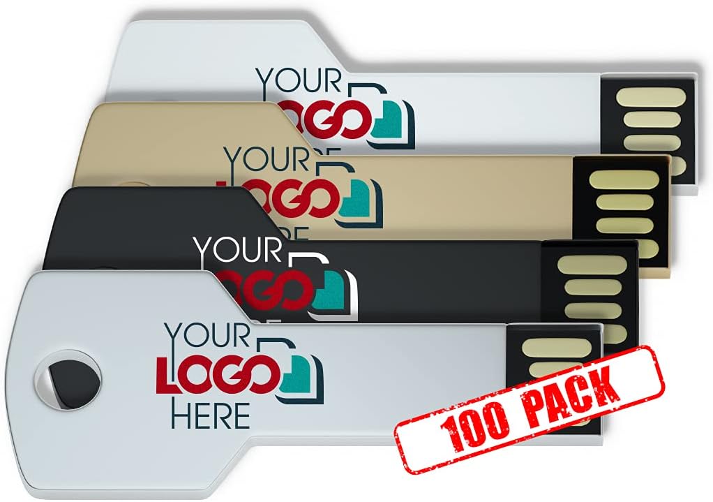 Custom Key Shaped USB Flash Drive 4GB 100 Pack H8059