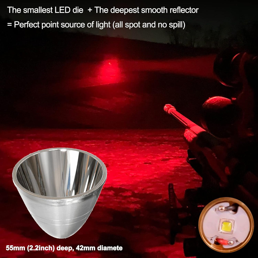 Predator Light with Interchangeable Red Green White LED Hunting Flashlight with Scope Mount S497991
