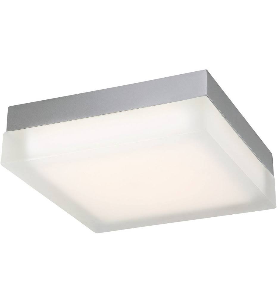 Titanium LED Square Flush Mount U393
