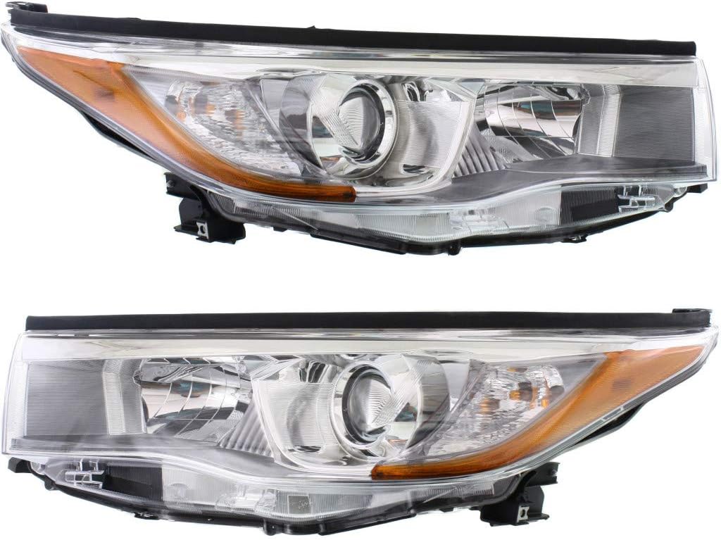 Smoked Chrome Accent Headlight Assembly Driver Side I11164