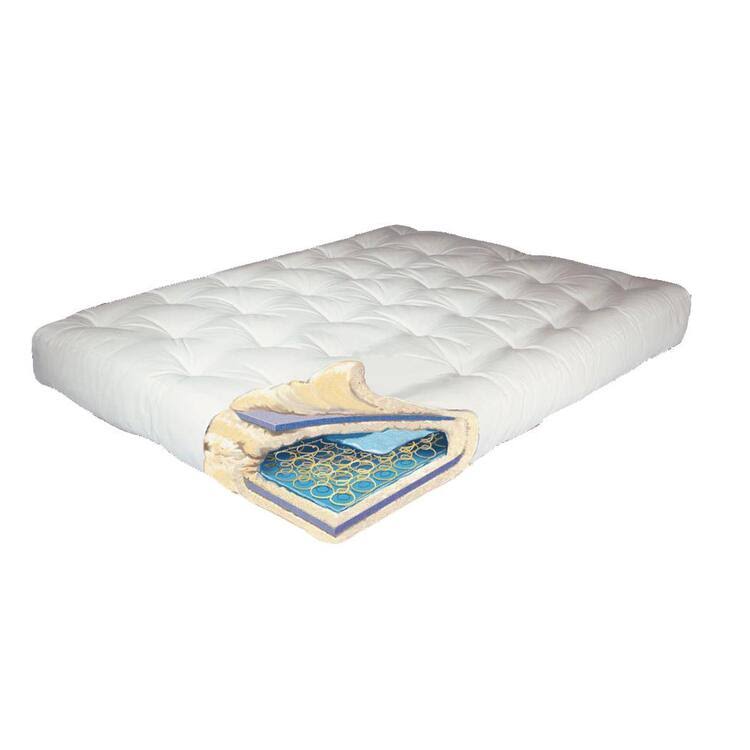 Black Duct Cotton Futon Mattress S655197