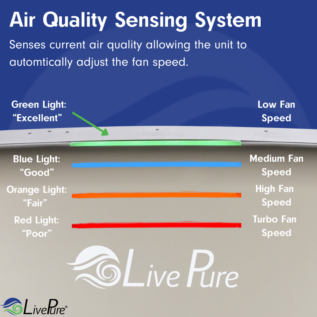 White True HEPA Air Purifier D641