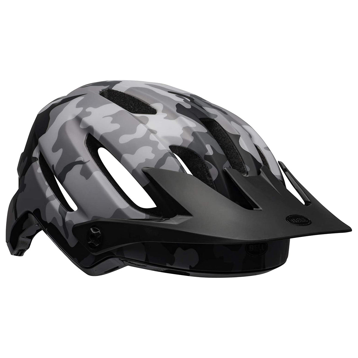 Matte Gloss Black Camo MTB Bike Helmet Large D809