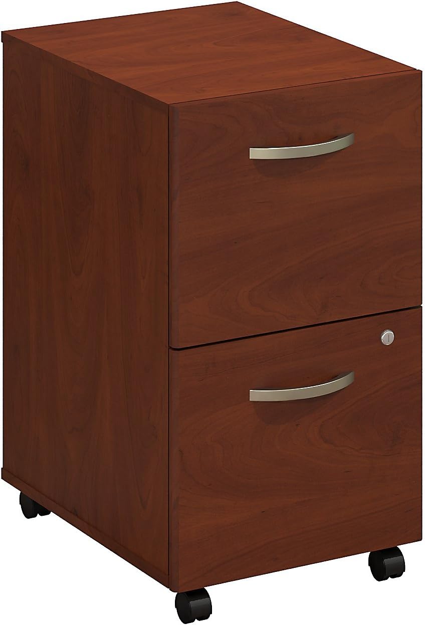 2 Drawer Mobile File Cabinet Mocha Cherry I789