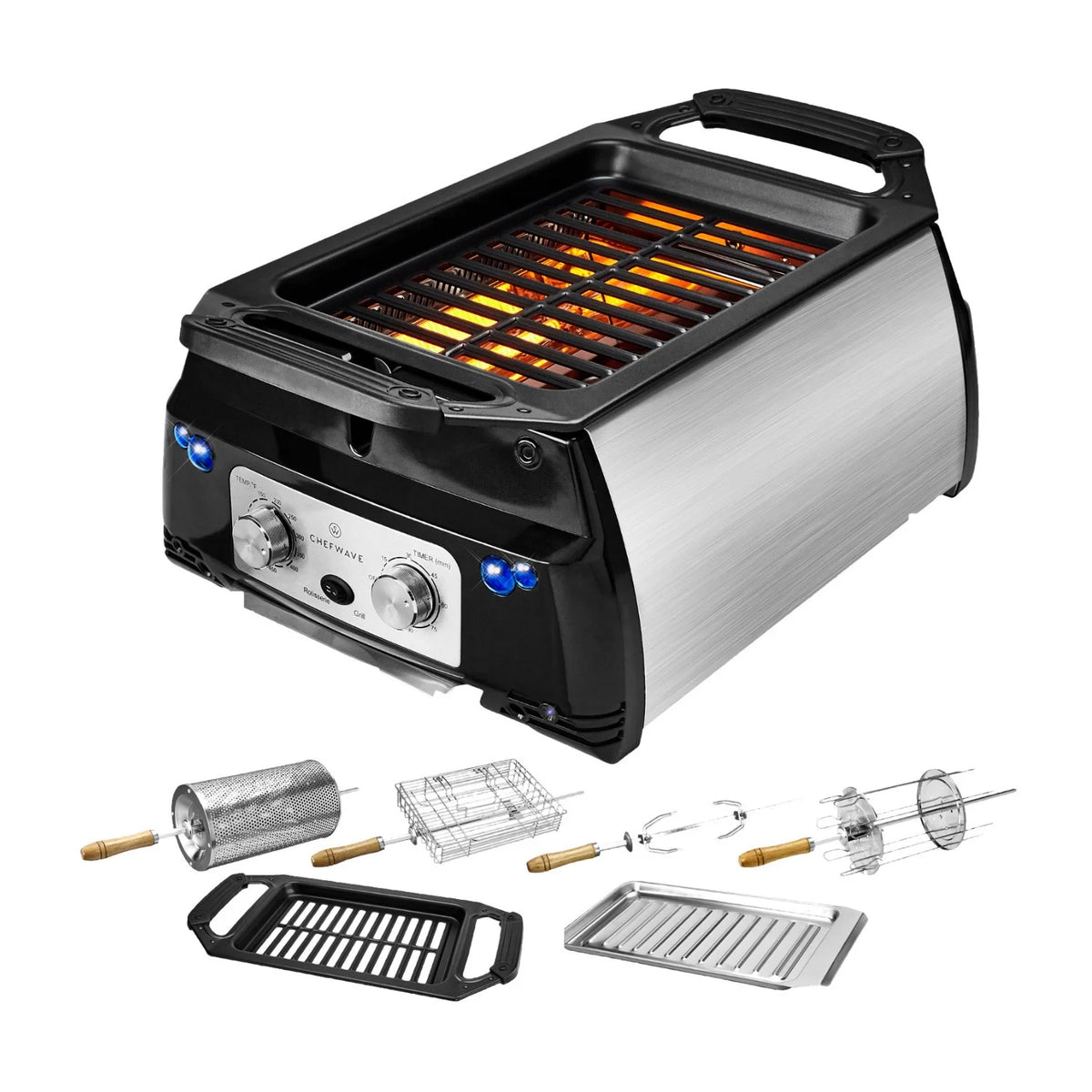 Indoor Tabletop Smokeless Infrared Grill P1328