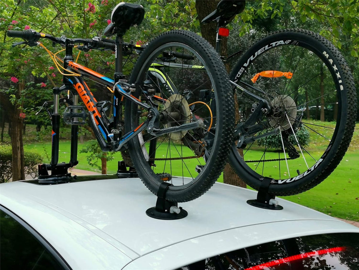 10 Vacuum Suction Cup Bike Rack for Car Roof B3427
