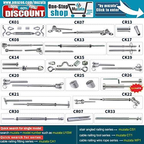 T316 Swage Lag Screws 40 Pack for Cable Railing System P474