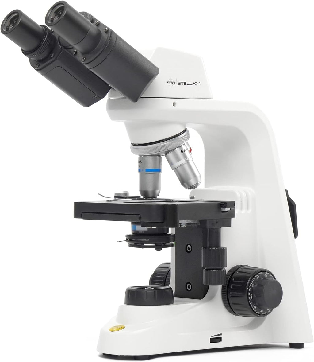 Professional Lab Compound Microscope, 40X-2500X Magnification, Binocular Head Q63299