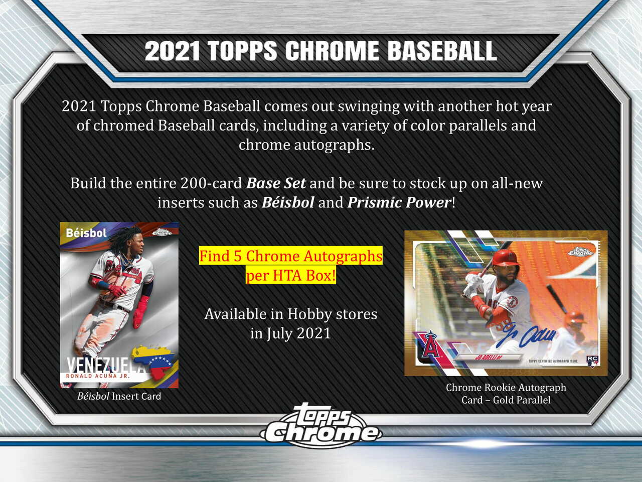 2021 Topps Chrome Baseball Hobby T828