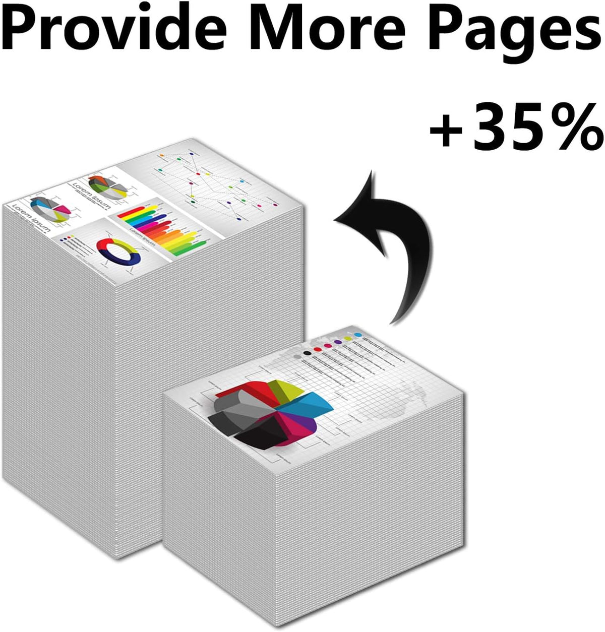 1 Pack Black Toner Cartridge for HP Printer Z307038