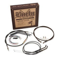 Extended Cable/Brake Line Kit for 16in. Ape Handlebars - Black Vinyl W6109