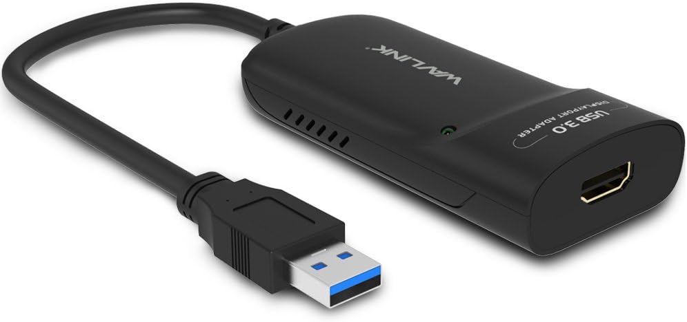 USB 3.0 to HDMI Video Graphics Adapter with Audio Port Displaylink Chip, 2048x1152 External Video Card Adapter M235136