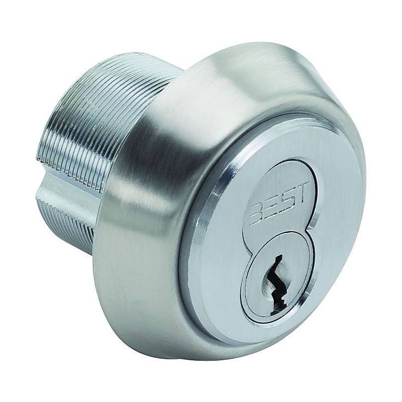 Mortise Cylinder, Satin Chrome Finish G8437