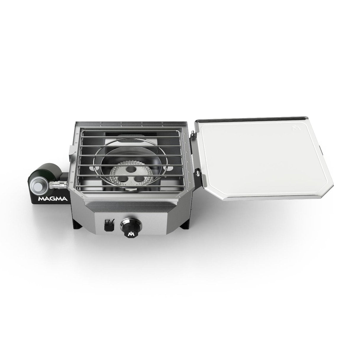 Single Burner Camping Stove With Grill Top S315742