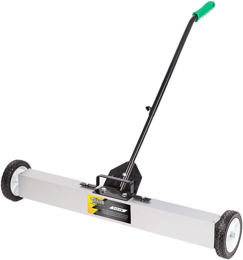 36-Inch Rolling Magnetic Pick-Up Sweeper with Quick Release Latch & Adjustable Long Handle, Pack of 2 U5982