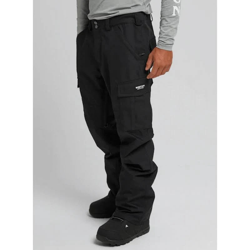 Men's Regular Fit Cargo Pant, Large, Black W508