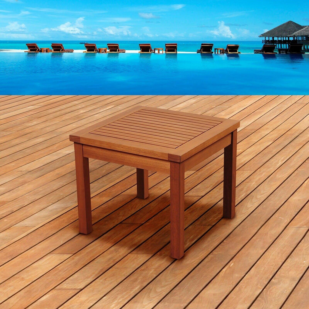 Eucalyptus Square Side Table K317234