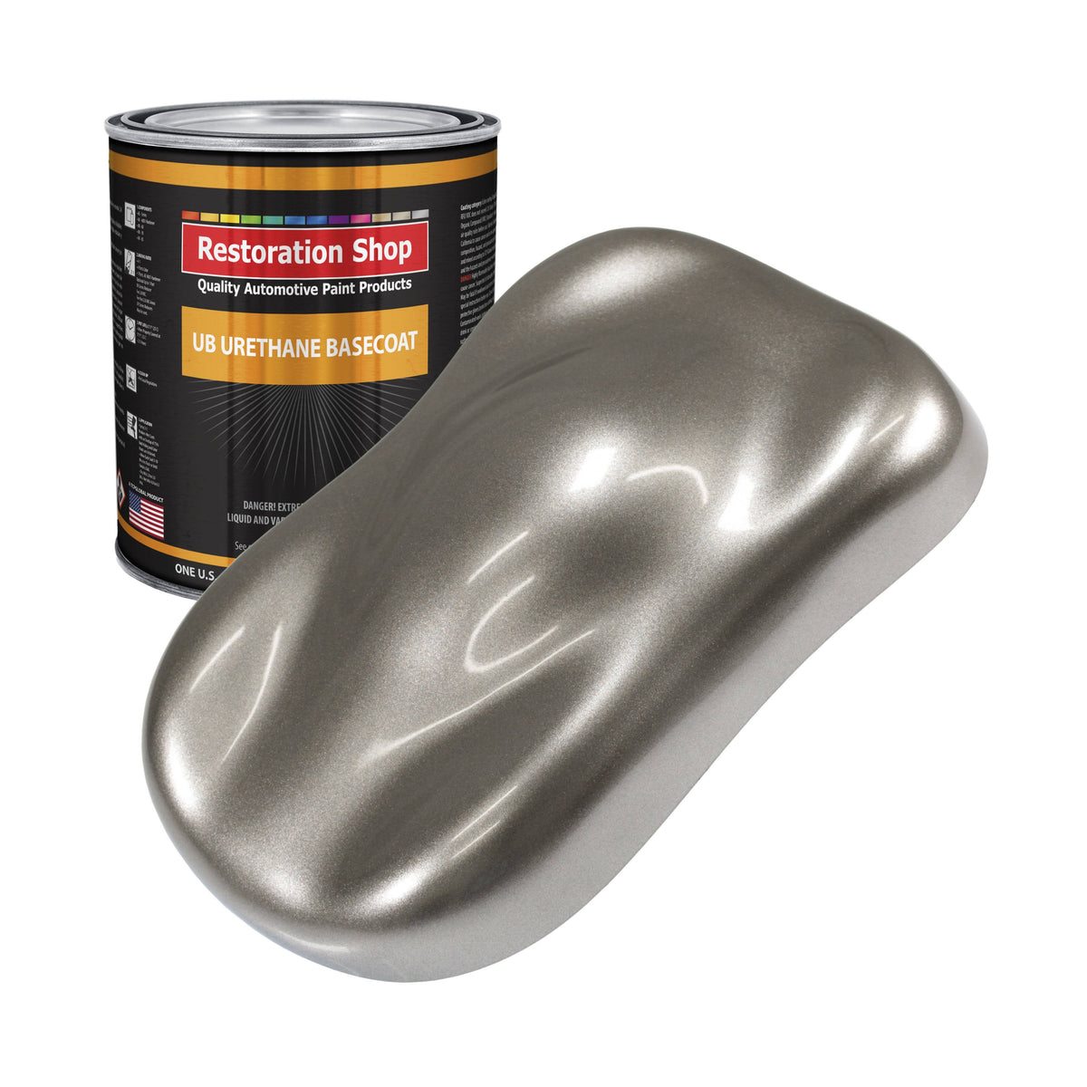 Firemist Pewter Silver 1 Gallon Urethane Basecoat Car Paint T64483