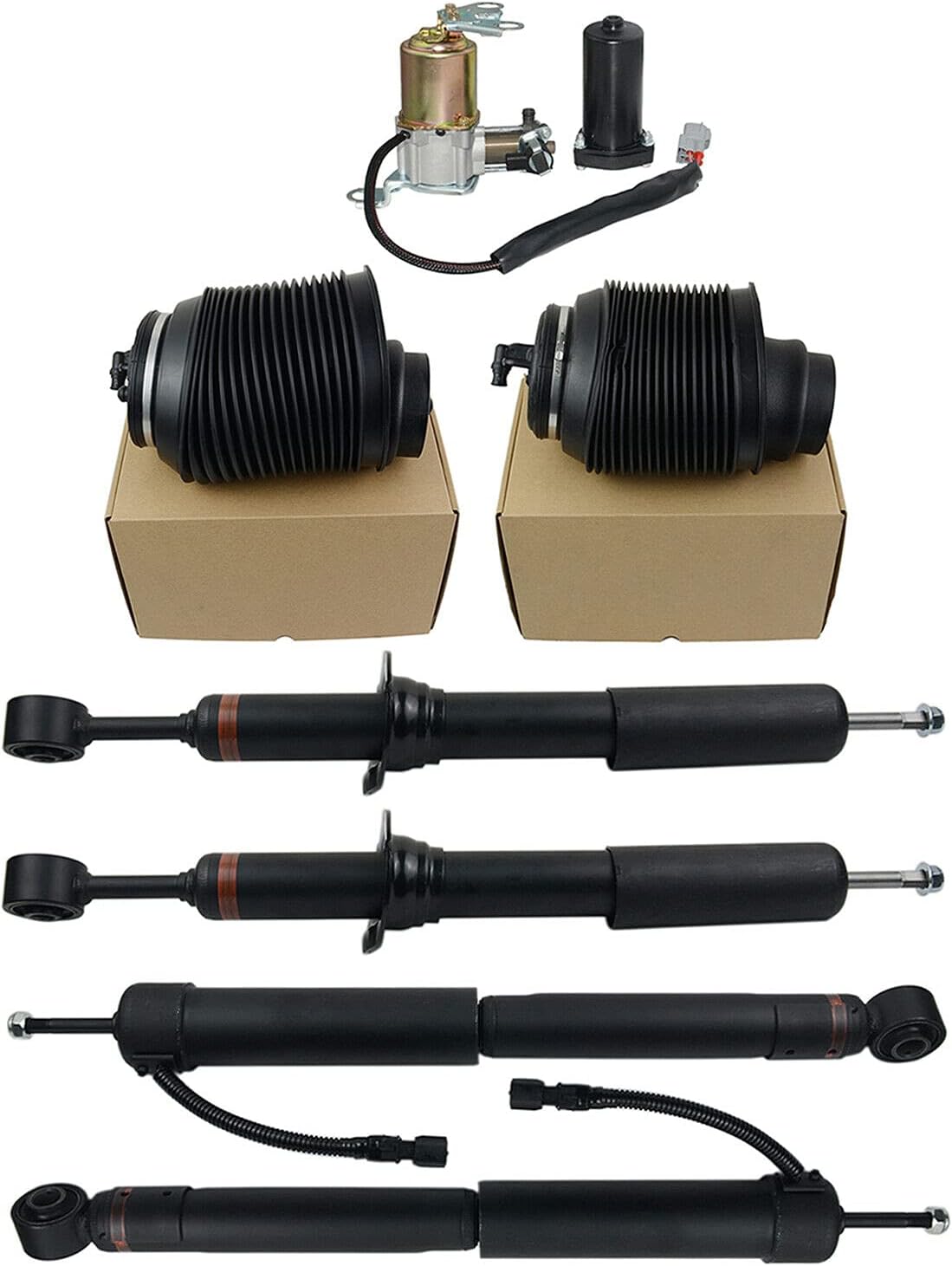 Rear Air Suspension Shocks Absorbers for Toyota Land Cruiser Prado Lexus GX470 4.7L 2003-2009 Y302
